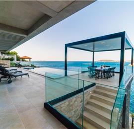 Luxury 7 Bedroom Dubrovnik Beachfront Villa with Infinity Pool, Sleeps 14